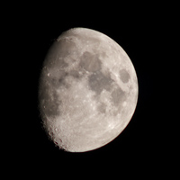 Mond, 10. August 2019, Tele 1000 mm