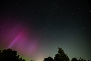 Nordlichter ueber Buxtehude