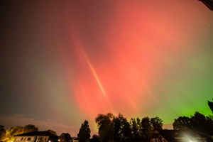 Nordlichter ueber Buxtehude