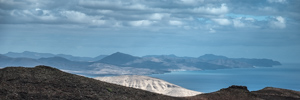 Blick auf den Norden der Insel vom Park Natural Jandia, Fuerteventura, 01.12.2010